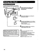 Preview for 14 page of Panasonic Palmcorder PV-D476 User Manual