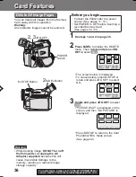 Preview for 36 page of Panasonic Palmcorder PV-DV401 Operating Manual