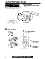 Preview for 10 page of Panasonic Palmcorder PV-L50 User Manual