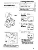 Preview for 19 page of Panasonic Palmcorder PV-L50 User Manual