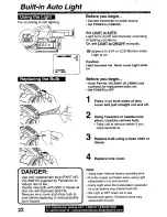 Preview for 22 page of Panasonic Palmcorder PV-L50 User Manual