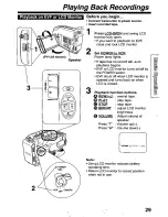 Preview for 29 page of Panasonic Palmcorder PV-L50 User Manual