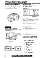 Preview for 34 page of Panasonic Palmcorder PV-L50 User Manual