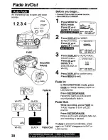 Preview for 38 page of Panasonic Palmcorder PV-L50 User Manual