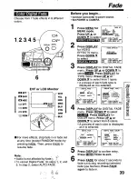 Preview for 39 page of Panasonic Palmcorder PV-L50 User Manual