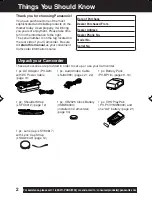 Preview for 2 page of Panasonic Palmcorder PV-L552H Operating Instructions Manual