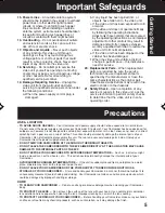 Preview for 5 page of Panasonic Palmcorder PV-L552H Operating Instructions Manual