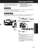 Preview for 25 page of Panasonic Palmcorder PV-L552H Operating Instructions Manual