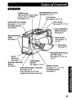 Preview for 41 page of Panasonic Palmcorder PV-L557 User Manual