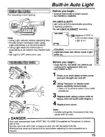 Preview for 15 page of Panasonic Palmcorder PV-L561 User Manual