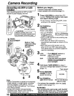 Preview for 16 page of Panasonic Palmcorder PV-L561 User Manual