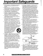 Preview for 4 page of Panasonic Palmcorder PV-L590 User Manual