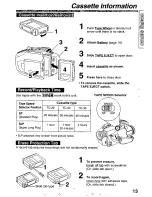 Preview for 13 page of Panasonic Palmcorder PV-L590 User Manual