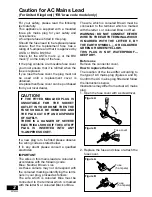 Preview for 2 page of Panasonic PalmTheater DVD-LA95 Operating Instructions Manual