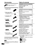 Preview for 6 page of Panasonic PalmTheater DVD-LA95 Operating Instructions Manual