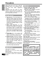 Preview for 8 page of Panasonic PalmTheater DVD-LA95 Operating Instructions Manual