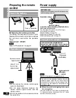 Preview for 12 page of Panasonic PalmTheater DVD-LA95 Operating Instructions Manual