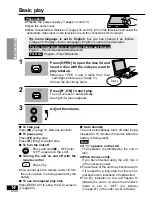 Preview for 14 page of Panasonic PalmTheater DVD-LA95 Operating Instructions Manual