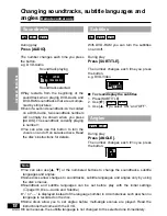 Preview for 18 page of Panasonic PalmTheater DVD-LA95 Operating Instructions Manual