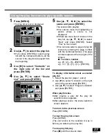 Preview for 23 page of Panasonic PalmTheater DVD-LA95 Operating Instructions Manual