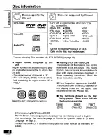 Preview for 8 page of Panasonic PalmTheater DVD-LV55 Operating Instructions Manual