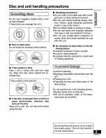 Preview for 9 page of Panasonic PalmTheater DVD-LV55 Operating Instructions Manual