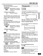 Preview for 13 page of Panasonic PalmTheater DVD-LV55 Operating Instructions Manual