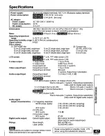 Preview for 47 page of Panasonic PalmTheater DVD-LV55 Operating Instructions Manual