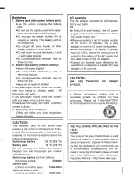 Preview for 3 page of Panasonic PalmTheater DVD-LV65 Operating Instructions Manual