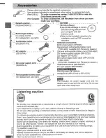 Preview for 4 page of Panasonic PalmTheater DVD-LV65 Operating Instructions Manual