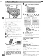 Preview for 14 page of Panasonic PalmTheater DVD-LV65 Operating Instructions Manual