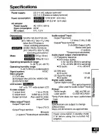 Preview for 43 page of Panasonic PalmTheater DVD-PV40 Operating Instructions Manual