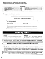 Preview for 2 page of Panasonic Panaboard KX-BP535 Operating Instructions Manual