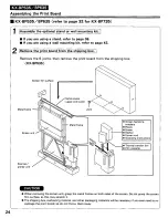 Preview for 24 page of Panasonic Panaboard KX-BP535 Operating Instructions Manual