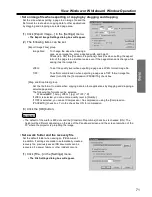 Preview for 71 page of Panasonic Panaboard KX-BP800A Operating Instructions Manual