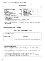 Preview for 2 page of Panasonic Panaboard UB-8325 Operating Instructions Manual