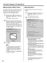 Preview for 36 page of Panasonic Panaboard UB-8325 Operating Instructions Manual