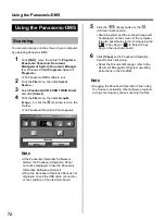 Preview for 72 page of Panasonic Panaboard UB-8325 Operating Instructions Manual