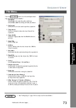 Preview for 73 page of Panasonic Panafax UF-4000 Software Instruction Manual