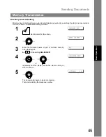 Preview for 45 page of Panasonic Panafax UF-490 Operating Instructions Manual