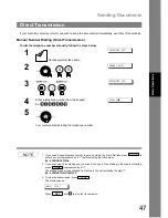 Preview for 47 page of Panasonic Panafax UF-490 Operating Instructions Manual