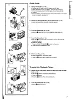 Preview for 7 page of Panasonic Plamcorder PV-DV901 Operating Manual