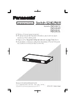 Preview for 1 page of Panasonic PN25249-ID Installation Manual