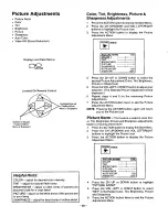 Preview for 20 page of Panasonic PT-46G40 Operating Instructions Manual