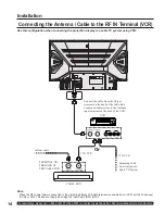 Preview for 14 page of Panasonic PT-50LC14 - 50" Rear Projection TV Operating Instructions Manual