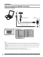 Preview for 18 page of Panasonic PT-50LC14 - 50" Rear Projection TV Operating Instructions Manual