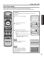 Preview for 23 page of Panasonic PT-50LC14 - 50" Rear Projection TV Operating Instructions Manual