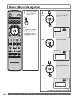 Preview for 24 page of Panasonic PT-50LC14 - 50" Rear Projection TV Operating Instructions Manual