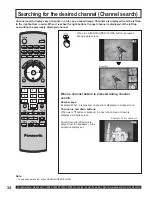 Preview for 34 page of Panasonic PT-50LC14 - 50" Rear Projection TV Operating Instructions Manual