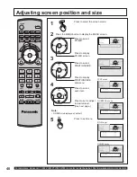 Preview for 40 page of Panasonic PT-50LC14 - 50" Rear Projection TV Operating Instructions Manual